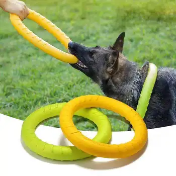 Hund Legetøj Pet Flyvende Disk Uddannelse Ring Aftrækker Anti-Bid Flydende Leverer Interaktive Hundelegetøj Aggressive Tygge
