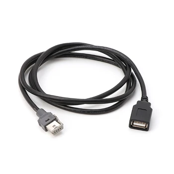 AUX-Media Interface USB Female Audio Adapter Kabel Auto Tilbehør til Bilen D7YA