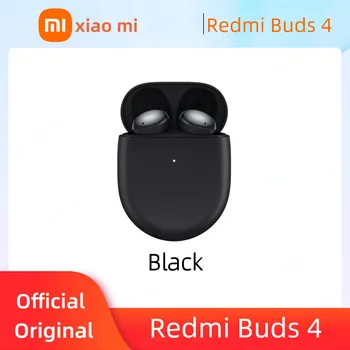 Xiaomi Redmi Knopper 4 TWS Hovedtelefon Bluetooth 5.2 35dB Aktive Noise Cancelling 2 Mic Trådløse Hovedtelefoner 30 Timer batterilevetid IP54