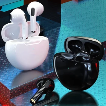 Oprindelige Air Pro 6 TWS Trådløse Hovedtelefoner til en Bluetooth-Høretelefoner I Øret Øretelefoner Earpod Sport Gamer Bælg Headset Til Apple iPhone